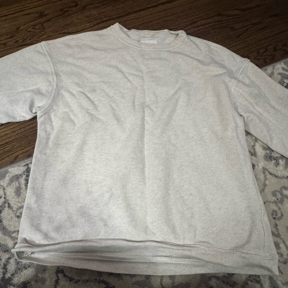 Aerie light weight  cream sweatshirt